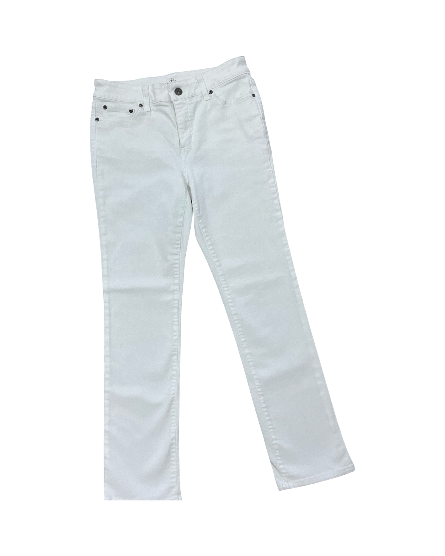 Jeans Straight By St Johns Bay In White, Size:6