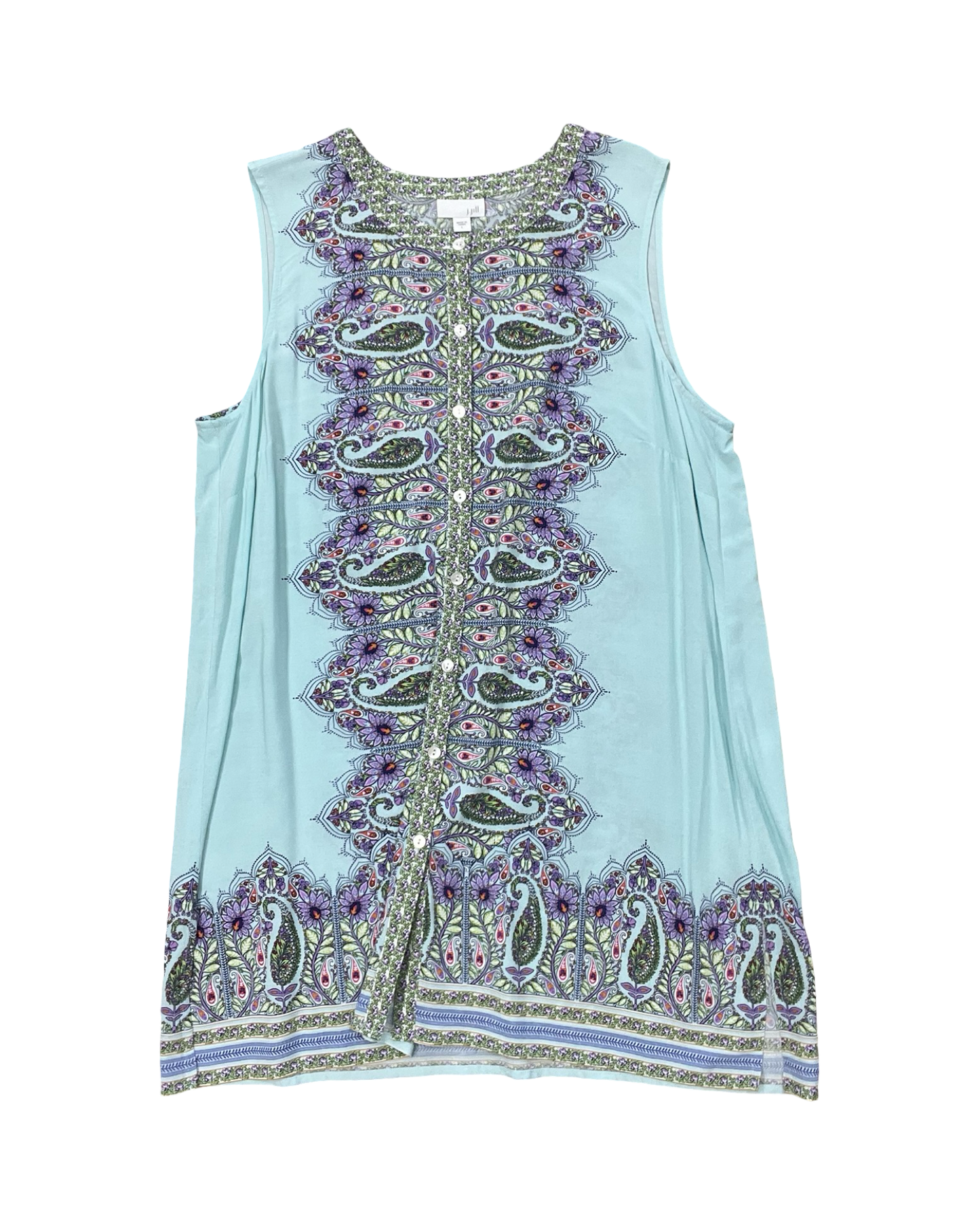 Dress Casual Short By J. Jill In Aqua, Size:L