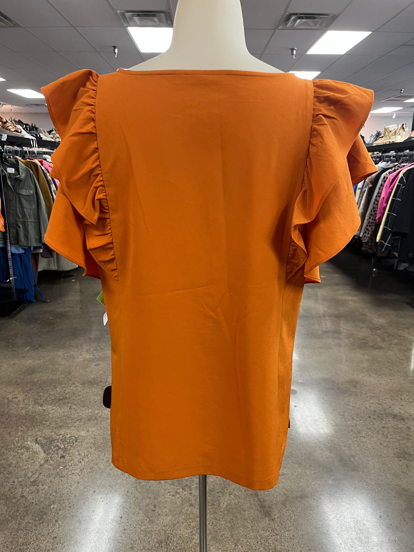 Top Ss By Chicos In Orange, Size:8