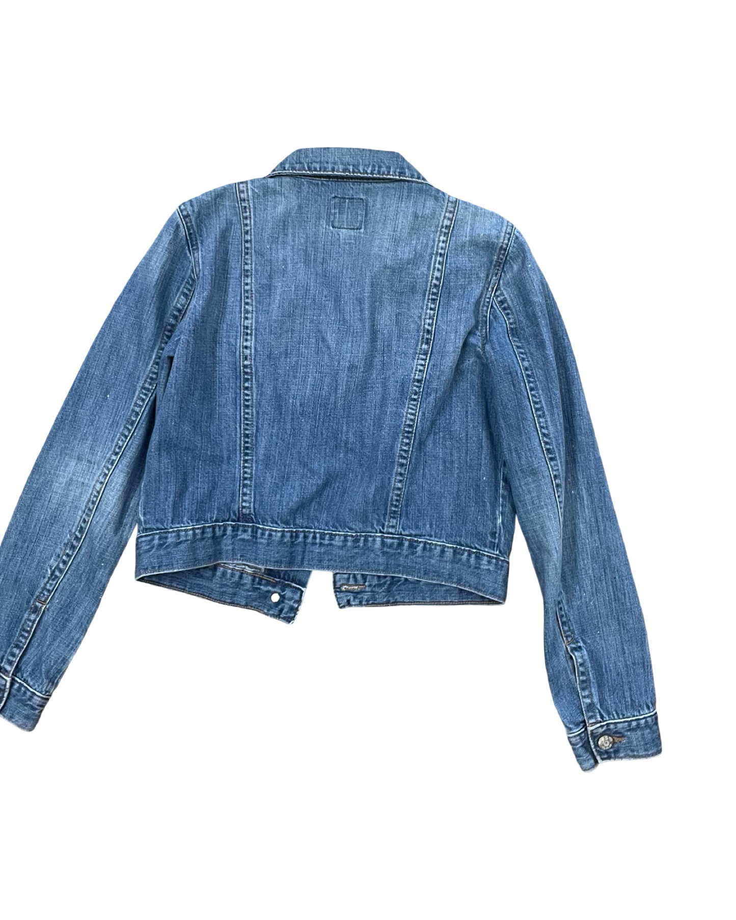 Jacket Denim By Gap In Blue Denim, Size:S