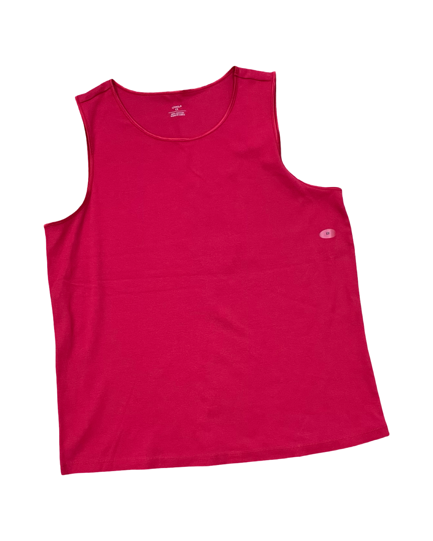 Top Cami By Cj Banks In Red, Size:1X