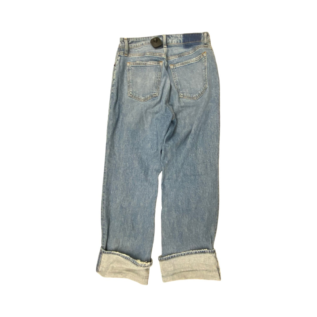 Jeans Wide Leg By Abercrombie And Fitch In Blue Denim, Size:8