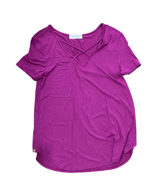 Top Ss By Clothes Mentor In Pink, Size:L