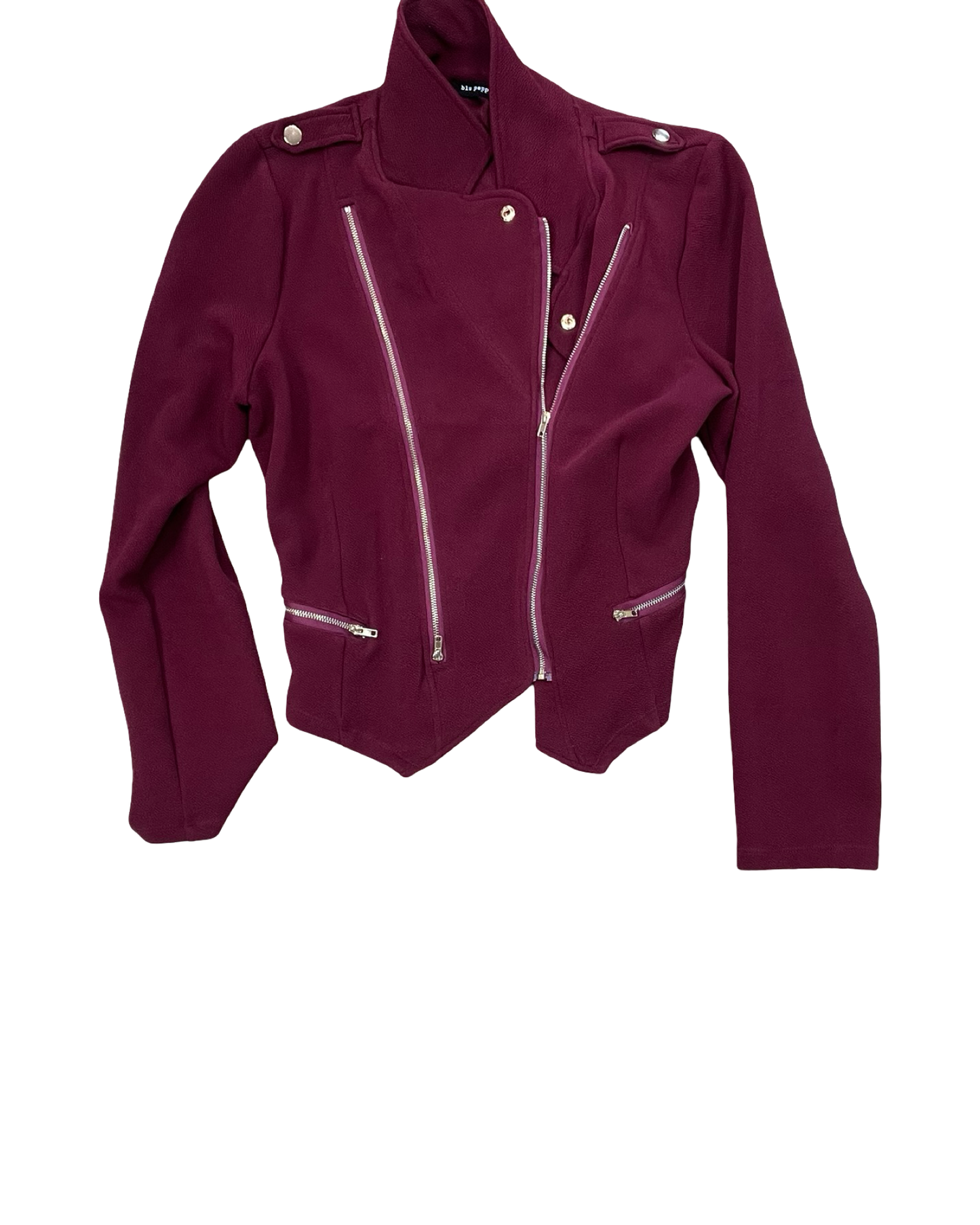 Jacket Other By Blu Pepper In Maroon, Size:L