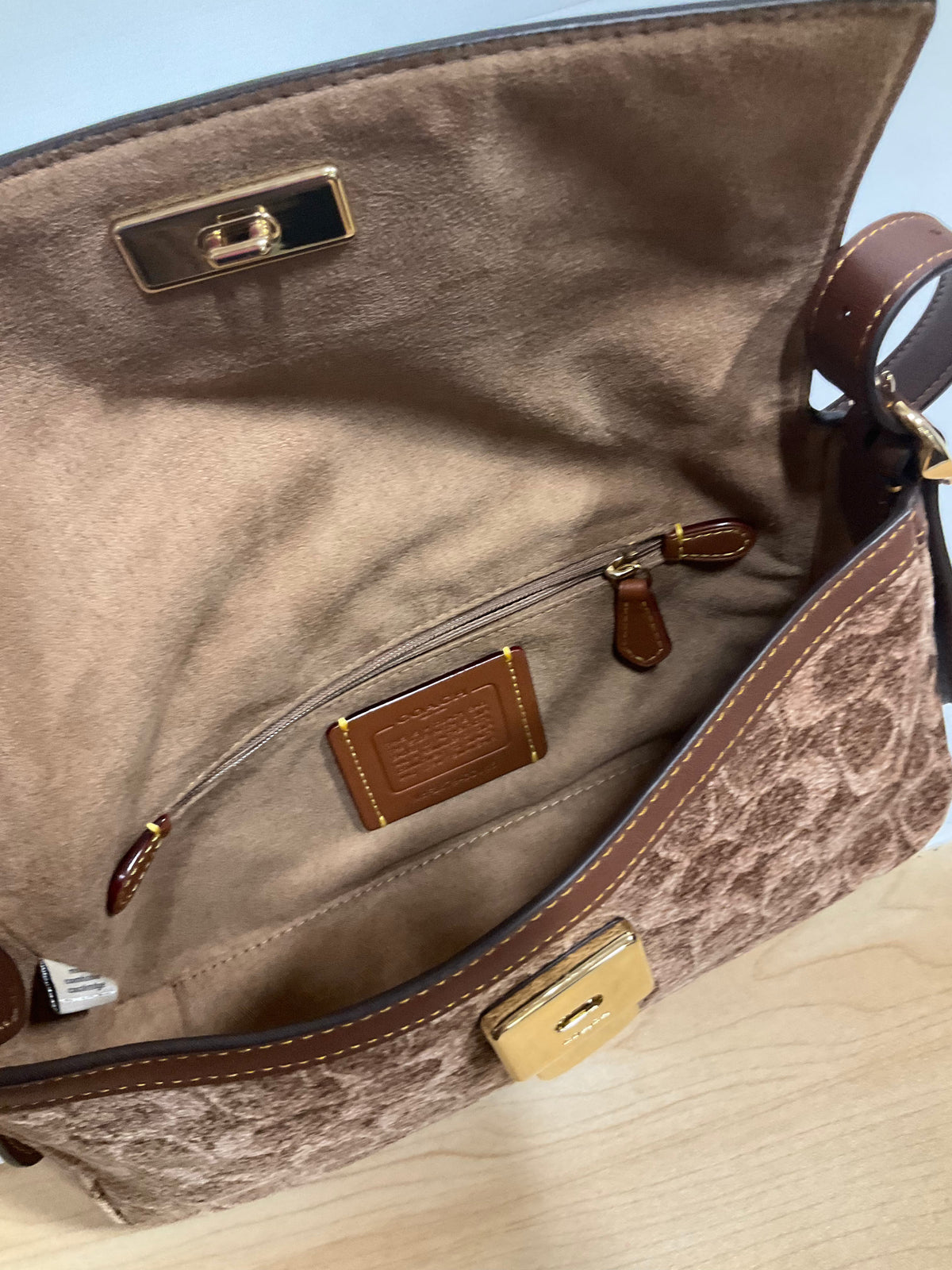 Handbag Designer By Coach, Size: Small
