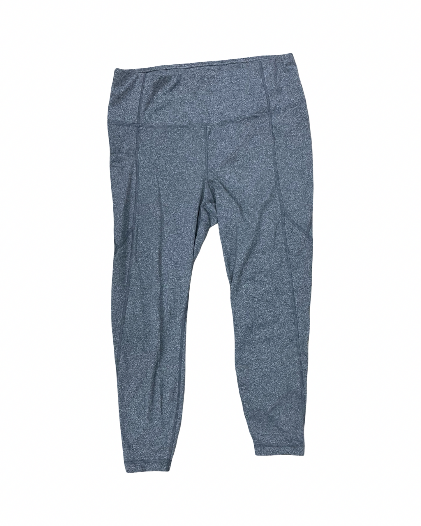 Athletic Leggings By Members Mark In Grey, Size:Xxl