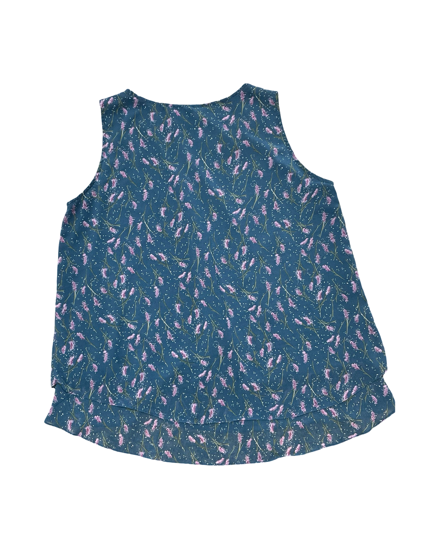 Blouse Sleeveless By Clothes Mentor In Blue & Pink, Size:2X