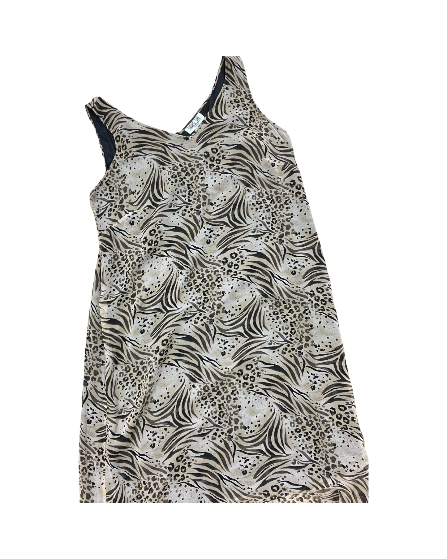 Dress Casual Maxi By Robbie Bee In Animal Print, Size:18