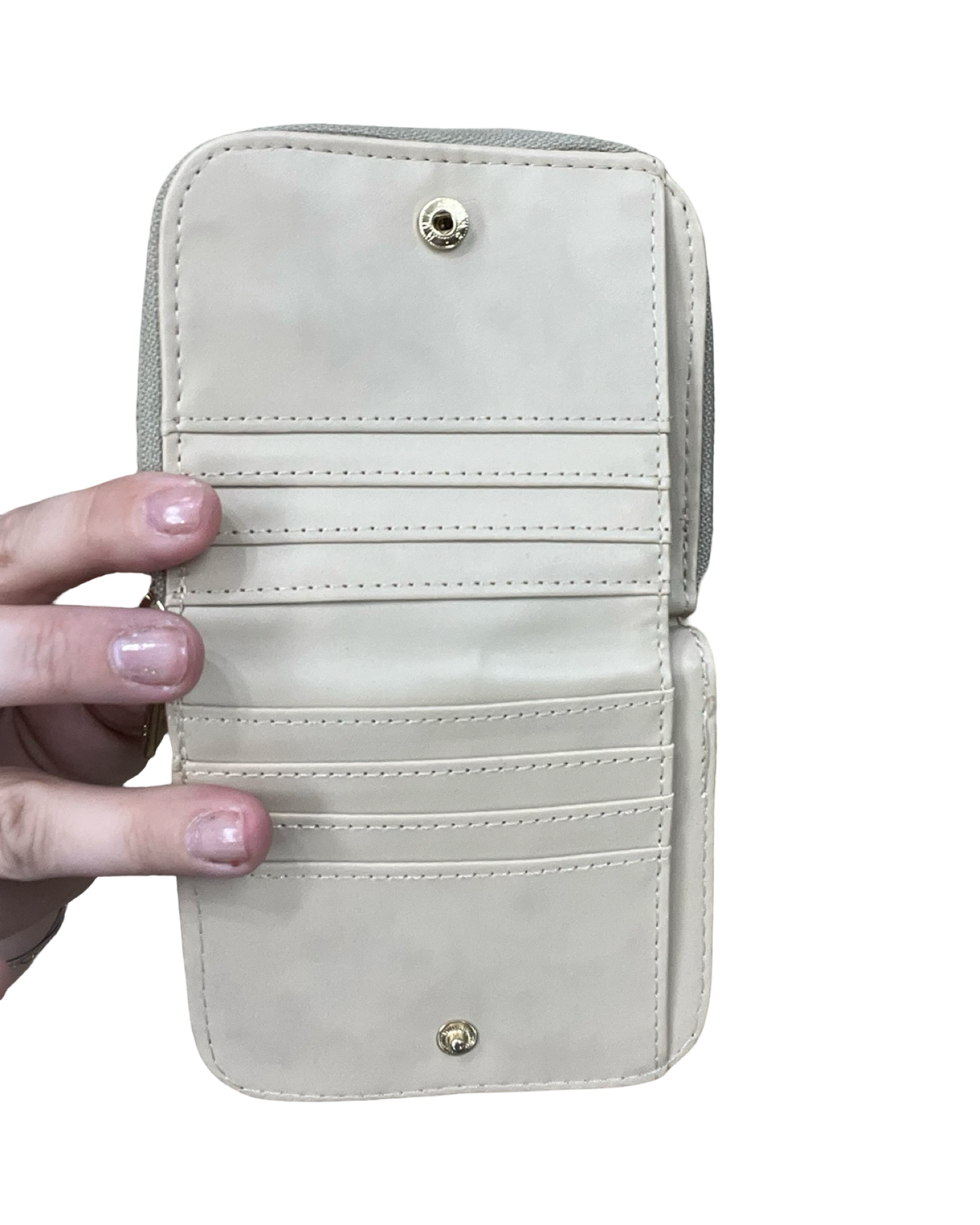 Wallet By Clothes Mentor In Gold, Size:Small