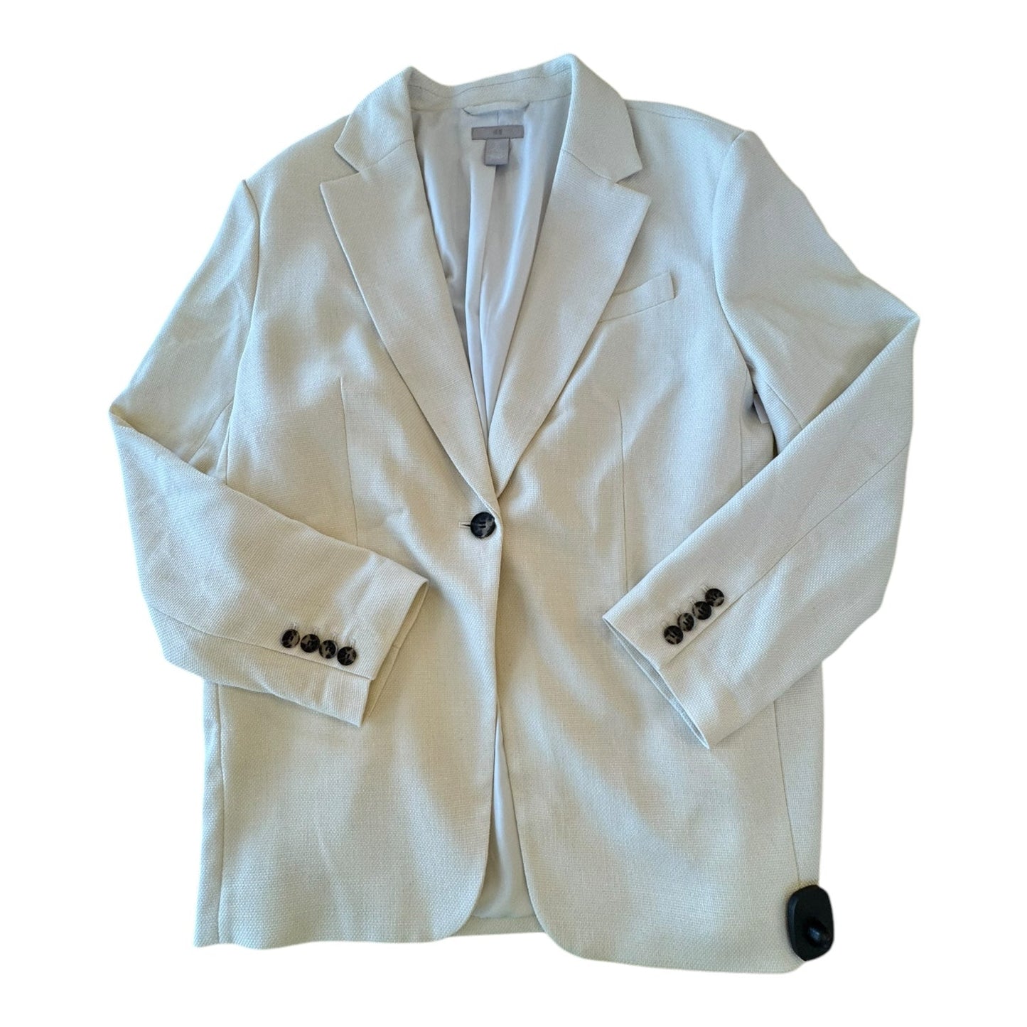 Blazer By H&M In Cream, Size:S
