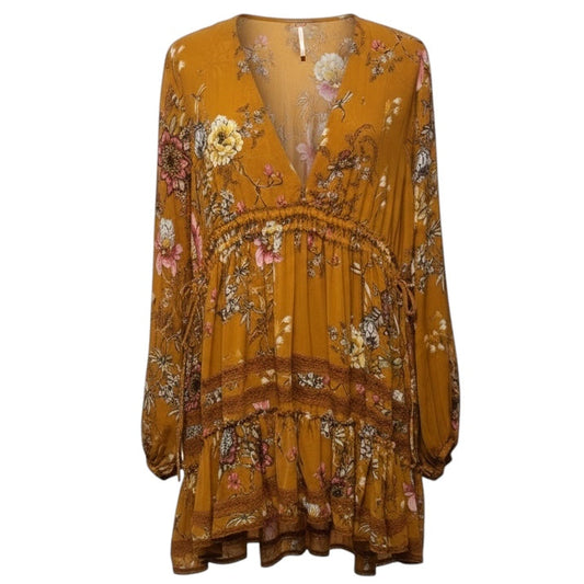 Cherry Blossom Mini Dress By Free People In Floral Print, Size: L
