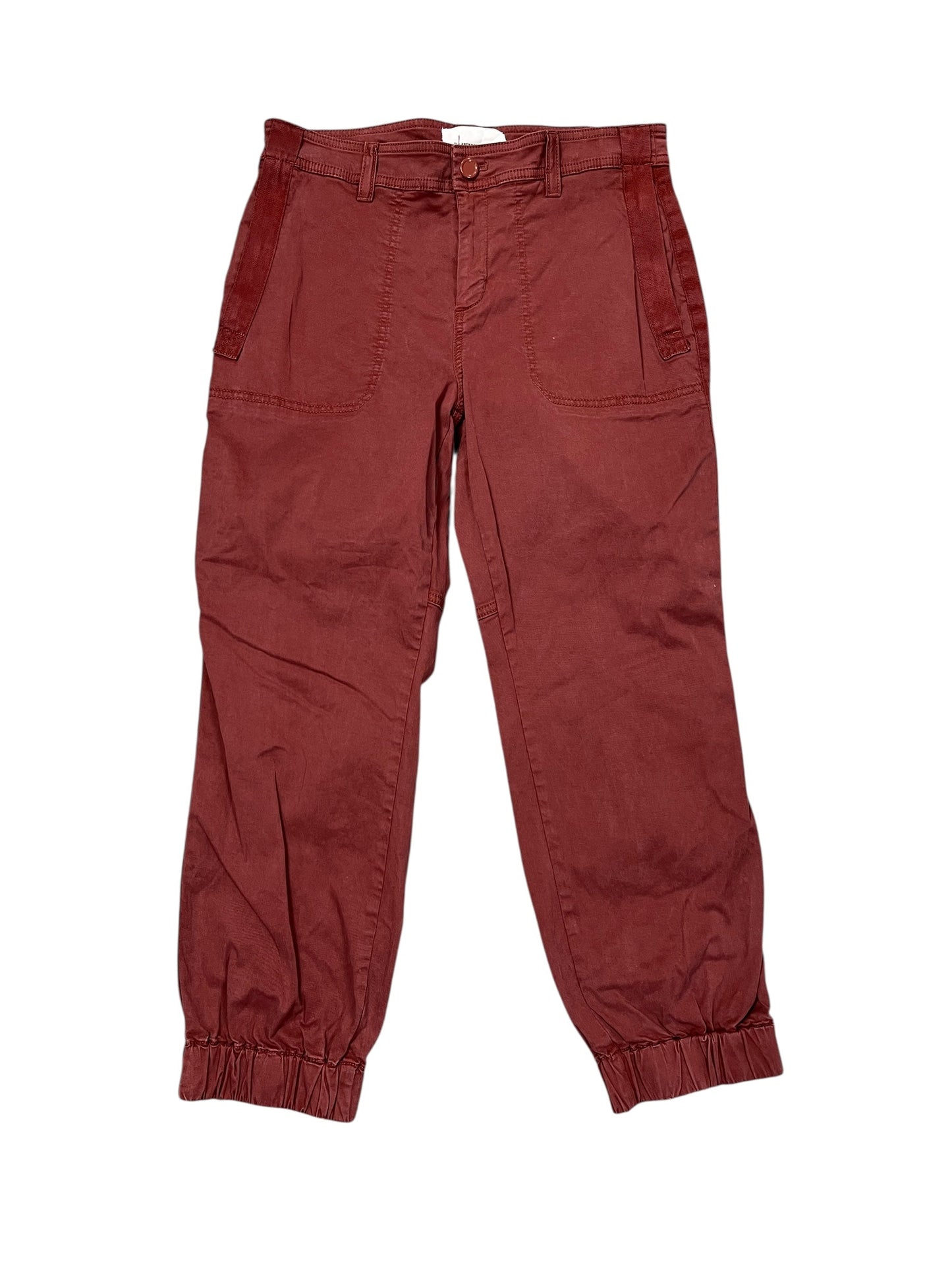 Pants Joggers By Anthropologie In Red, Size:Mp
