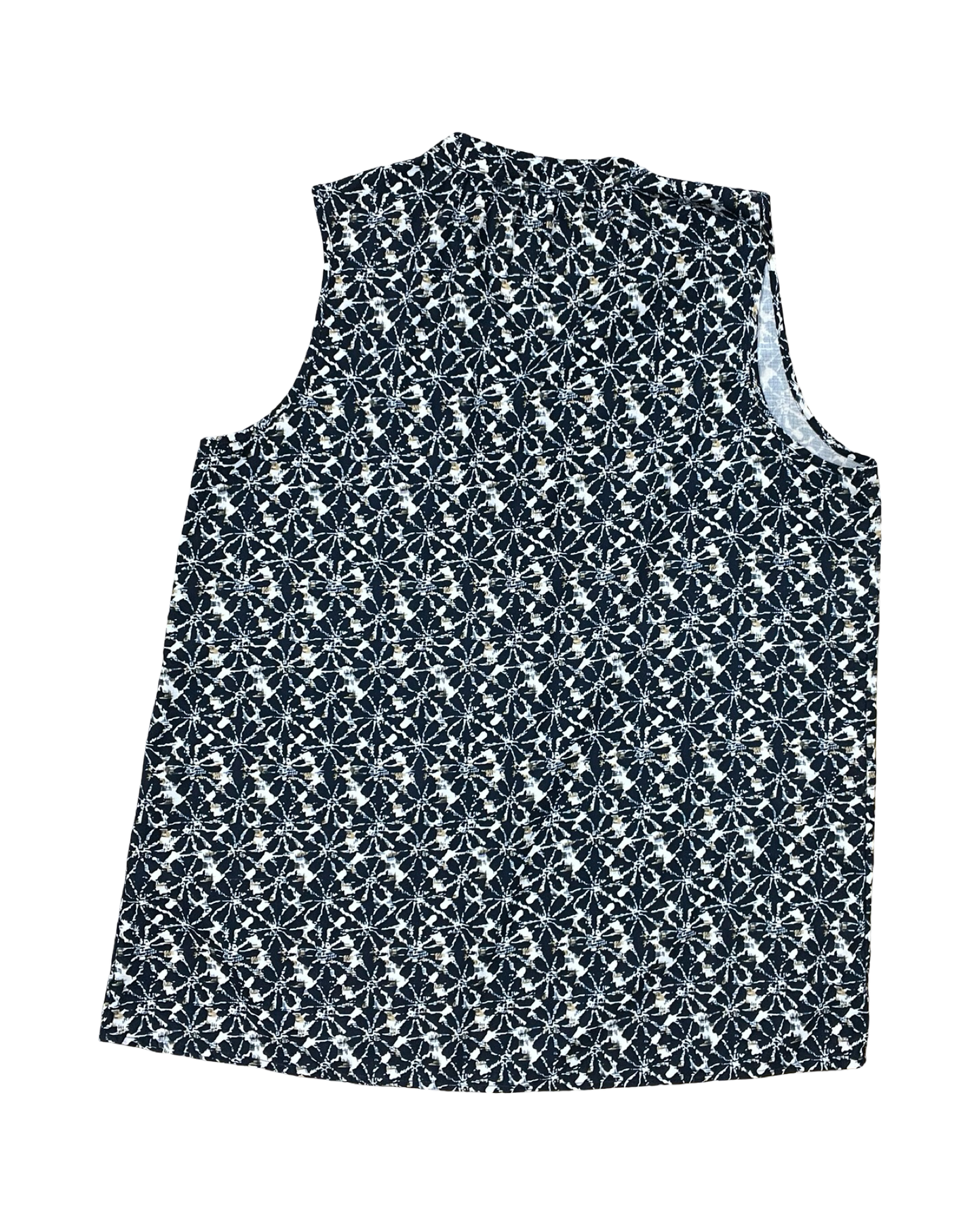 Top Sleeveless By Simply Noelle In Navy, Size:1X