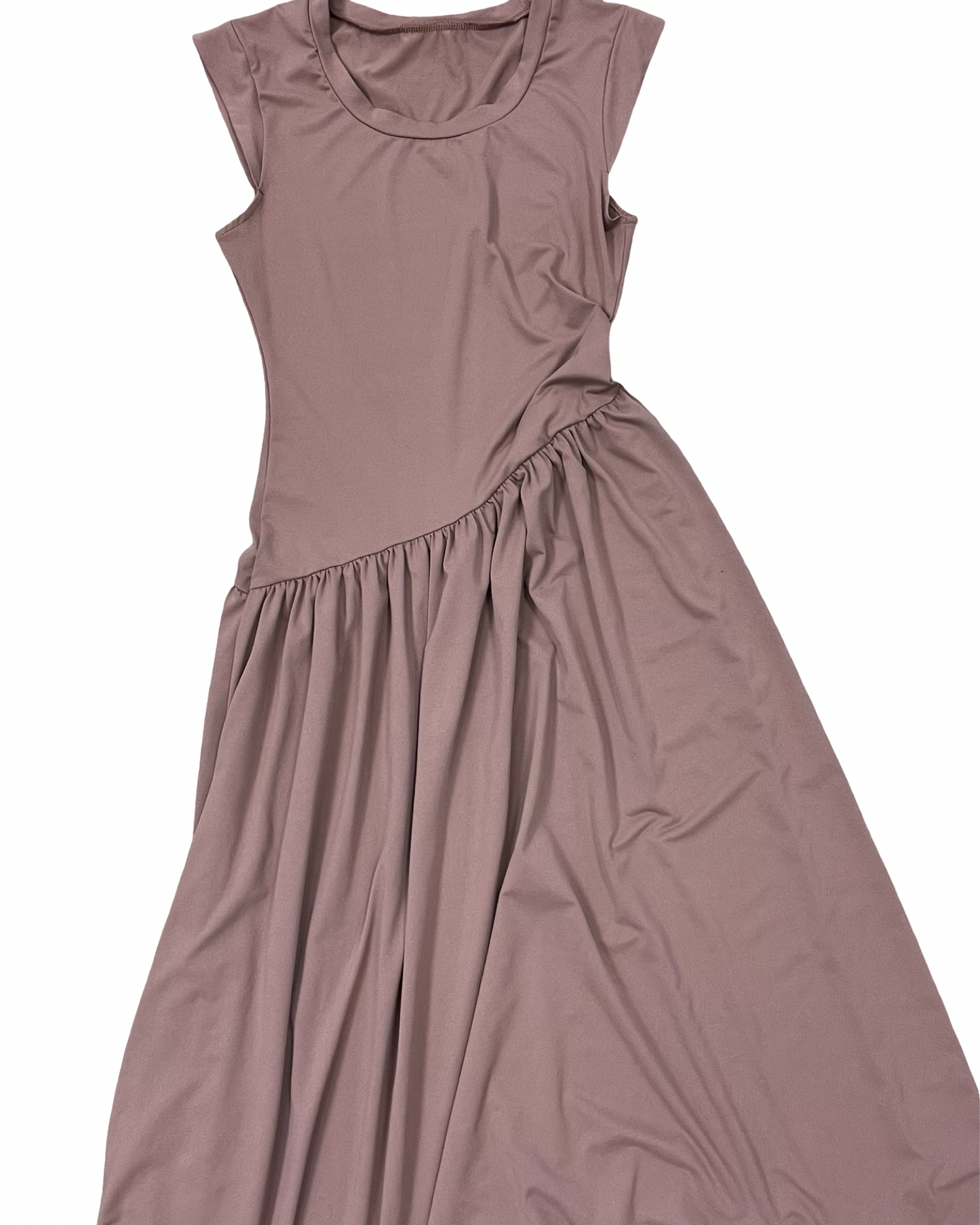 Dress Casual Maxi By Shein In Brown, Size:M