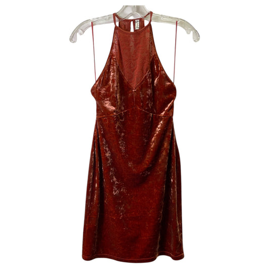 Dress Casual Short By Free People In Copper, Size:Xs