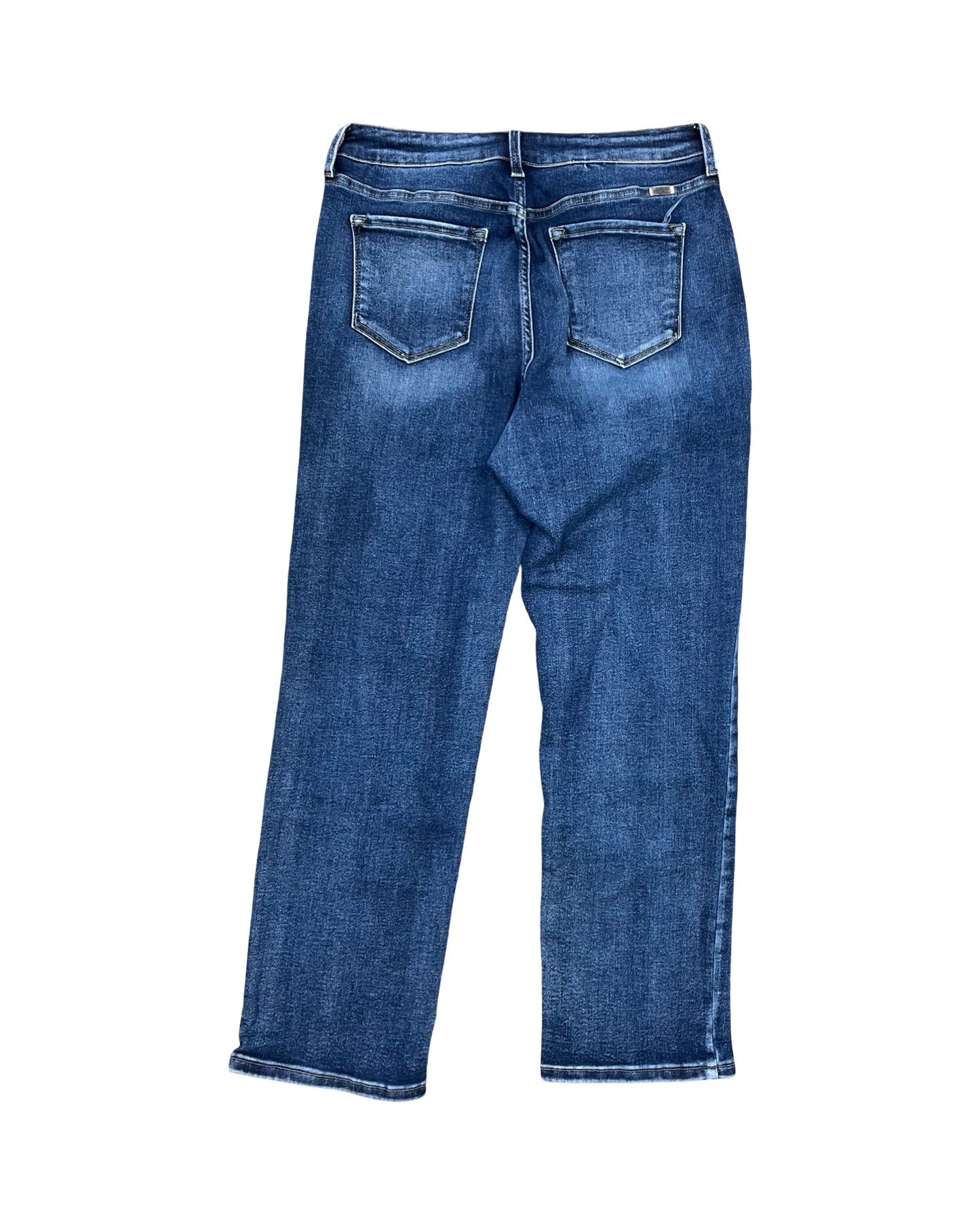 Jeans Straight By Kancan In Blue Denim, Size:12