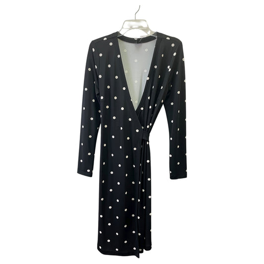 Dress Casual Maxi By Ann Taylor In Black & White, Size:8