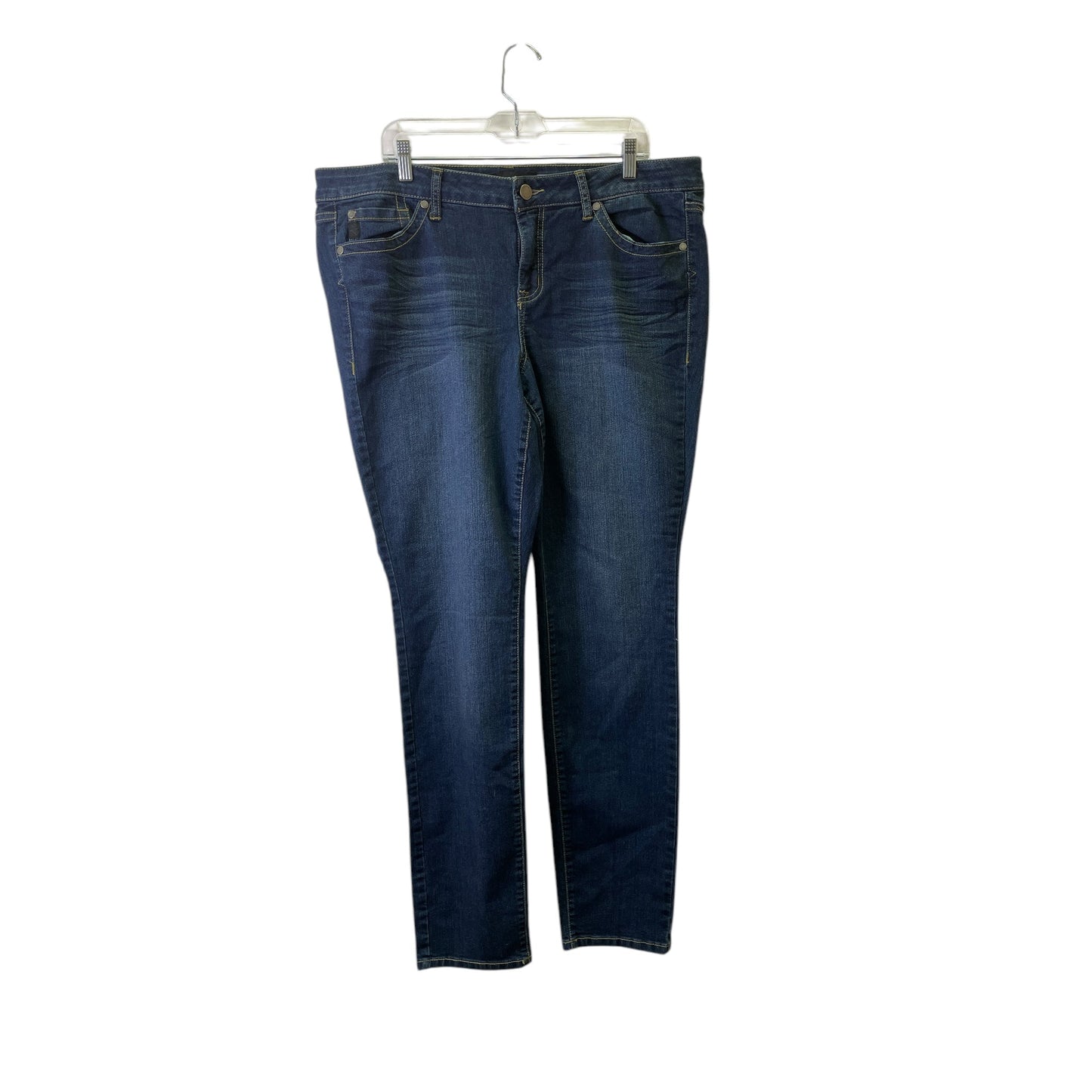 Jeans Straight By Torrid In Blue Denim, Size:20
