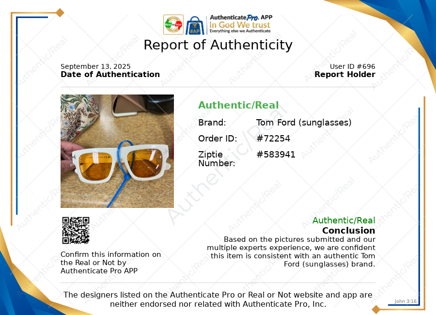 Sunglasses Luxury Designer By Tom Ford