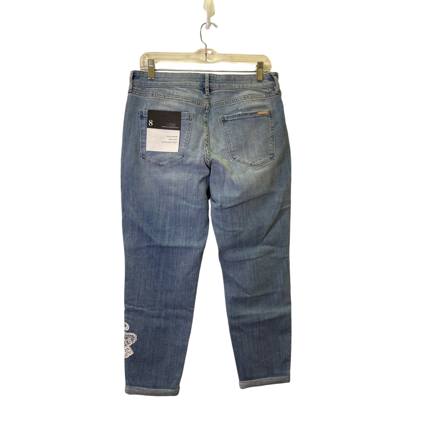 Jeans Boyfriend By White House Black Market In Blue Denim, Size:8