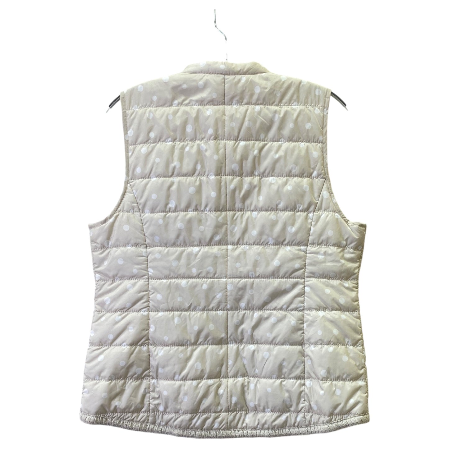 Vest Puffer & Quilted By Chicos In Taupe, Size:M