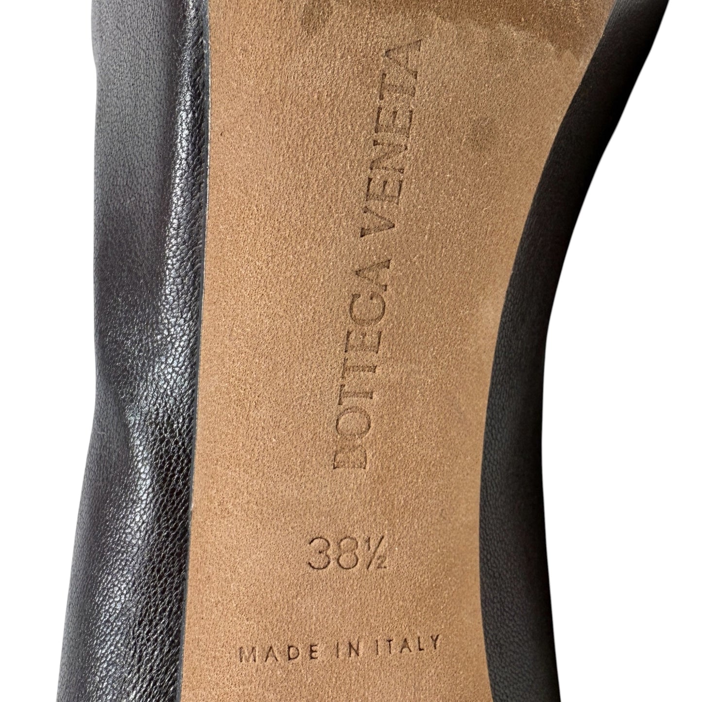 Leather Platform Ankle Sock Boots Luxury Designer By Bottega Veneta In Brown, Size: 8.5 (38.5)