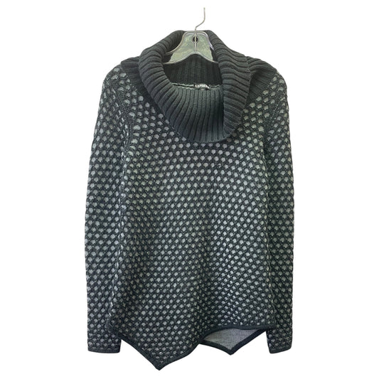 Sweater By Express In Black & Grey, Size:Xs