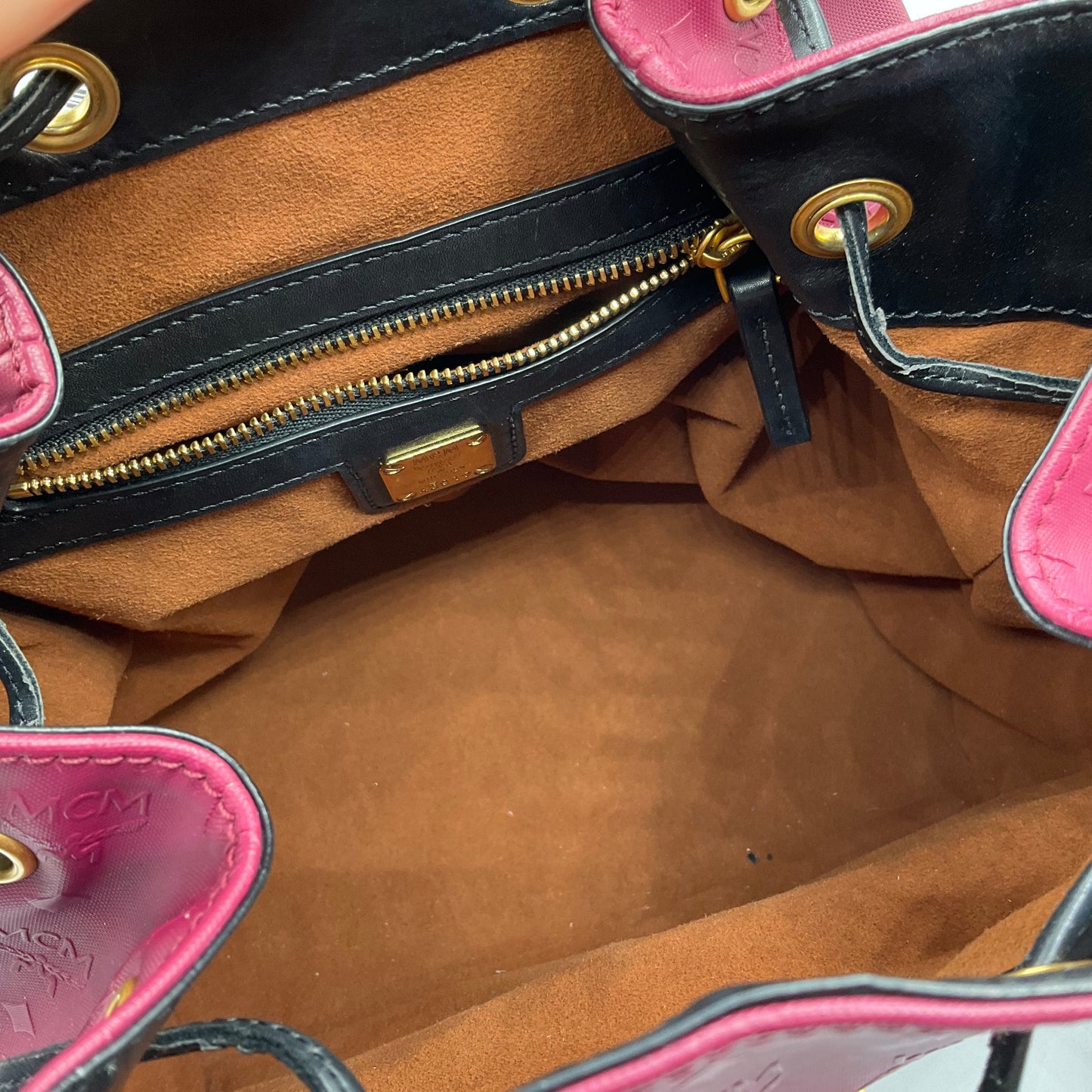 Backpack Luxury Designer By Mcm, Size: Small