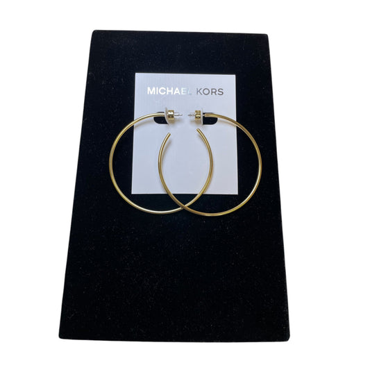 Earrings Designer By Michael Kors In Gold