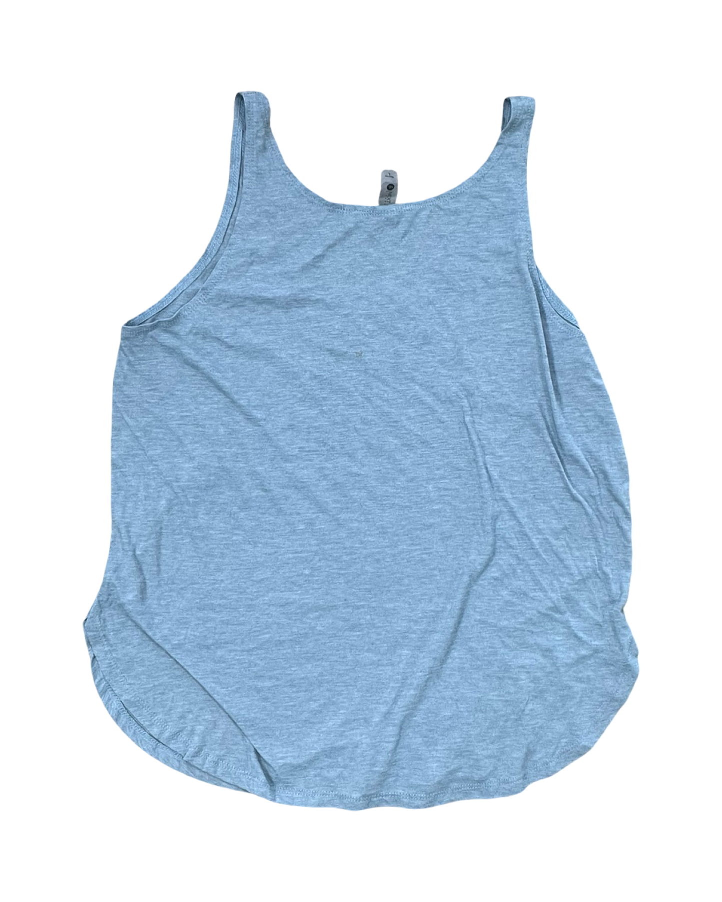 Top Sleeveless By Next Level In Blue, Size:L