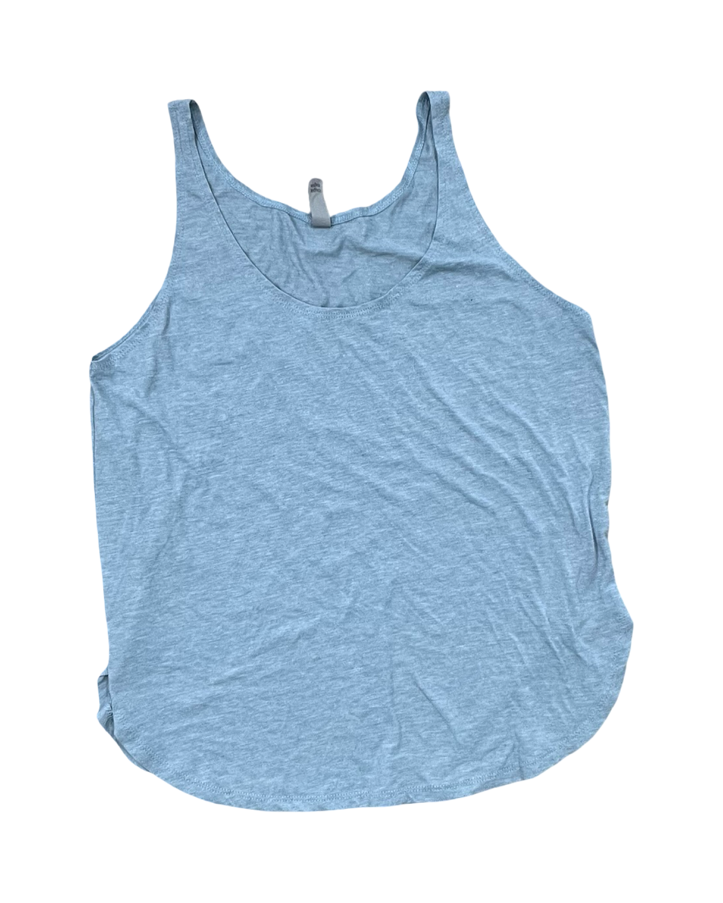 Top Sleeveless By Next Level In Blue, Size:L