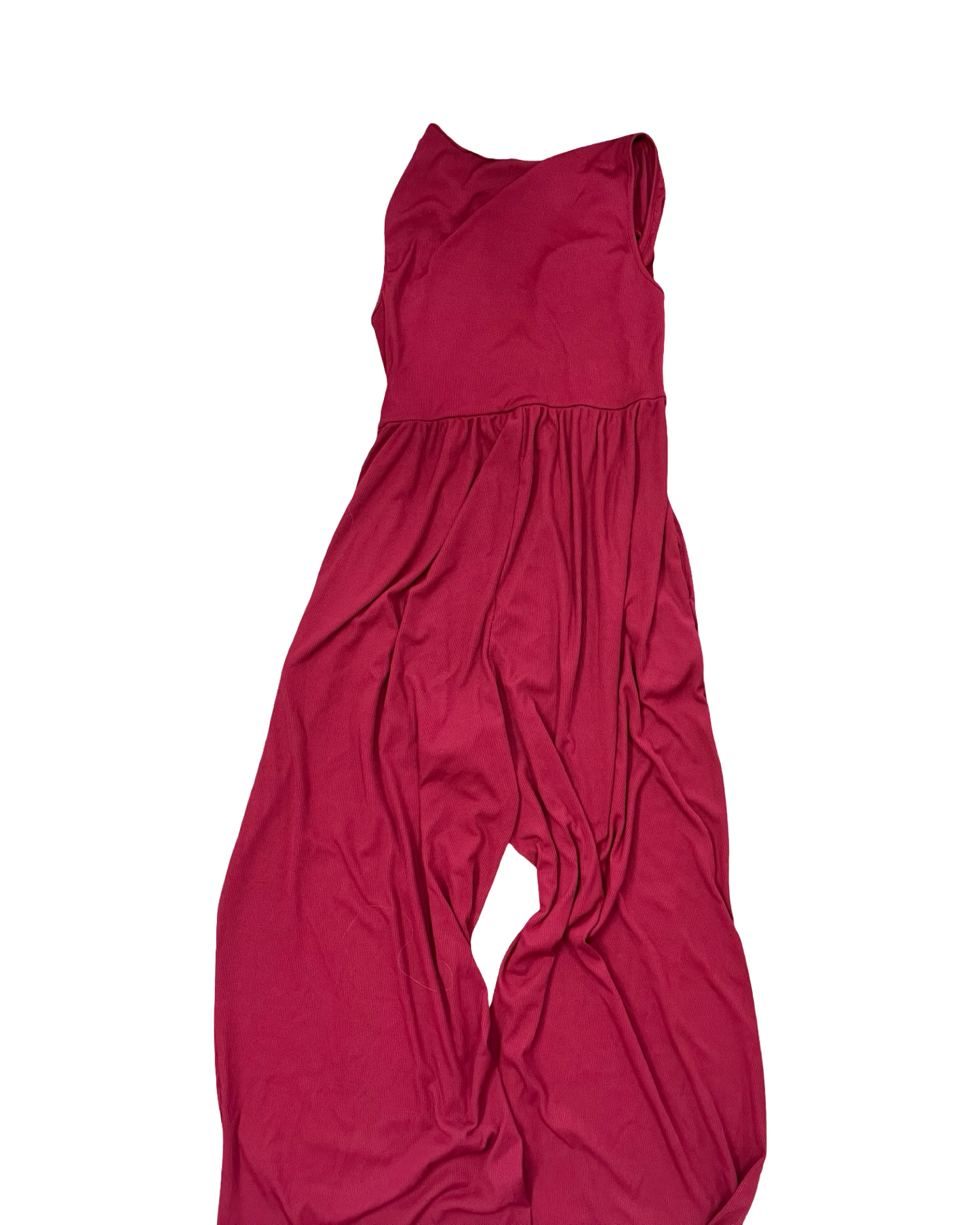 Jumpsuit By Clothes Mentor In Red, Size:3X