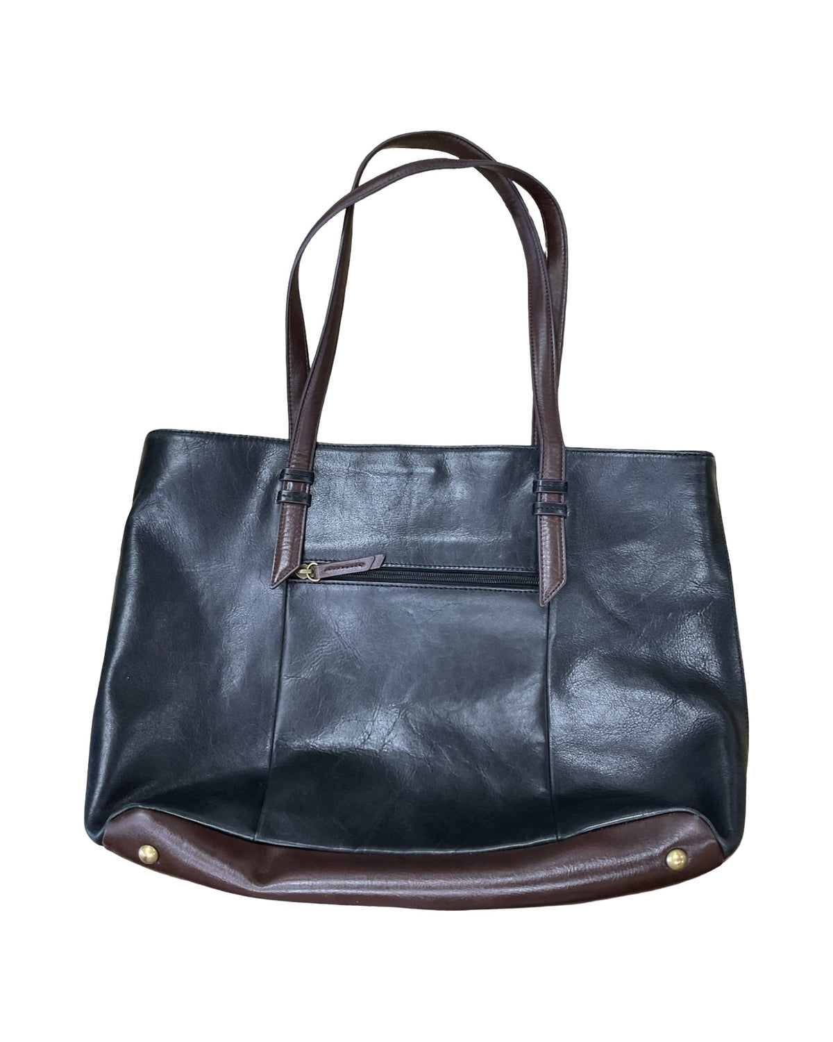 Handbag By Tignanello  Purses In Black & Brown, Size:Large