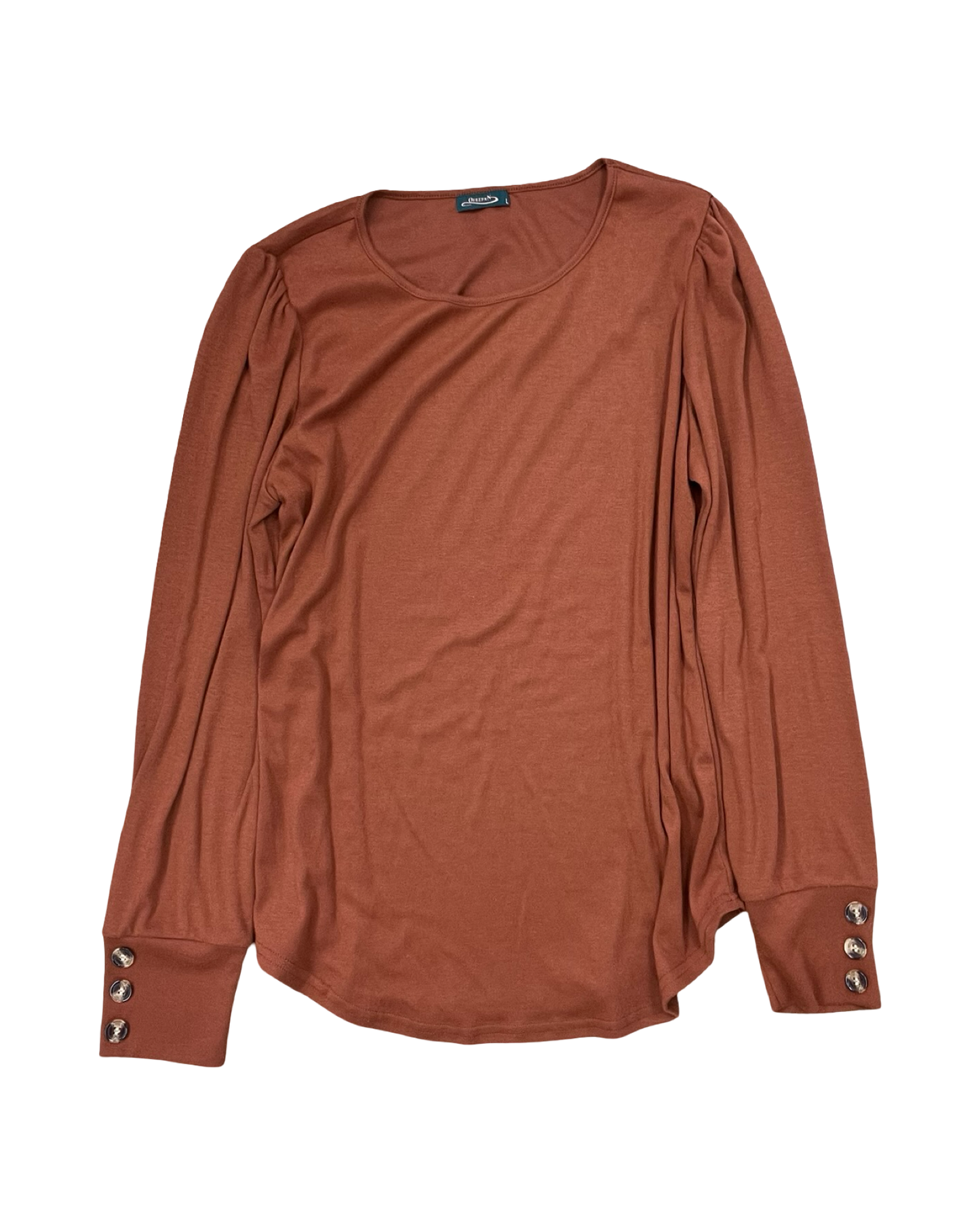 Top Ls By Ofeefan In Orange, Size:L