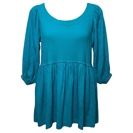 Get Obsessed Babydoll Tunic Dress By Free People In Blue, Size: XS