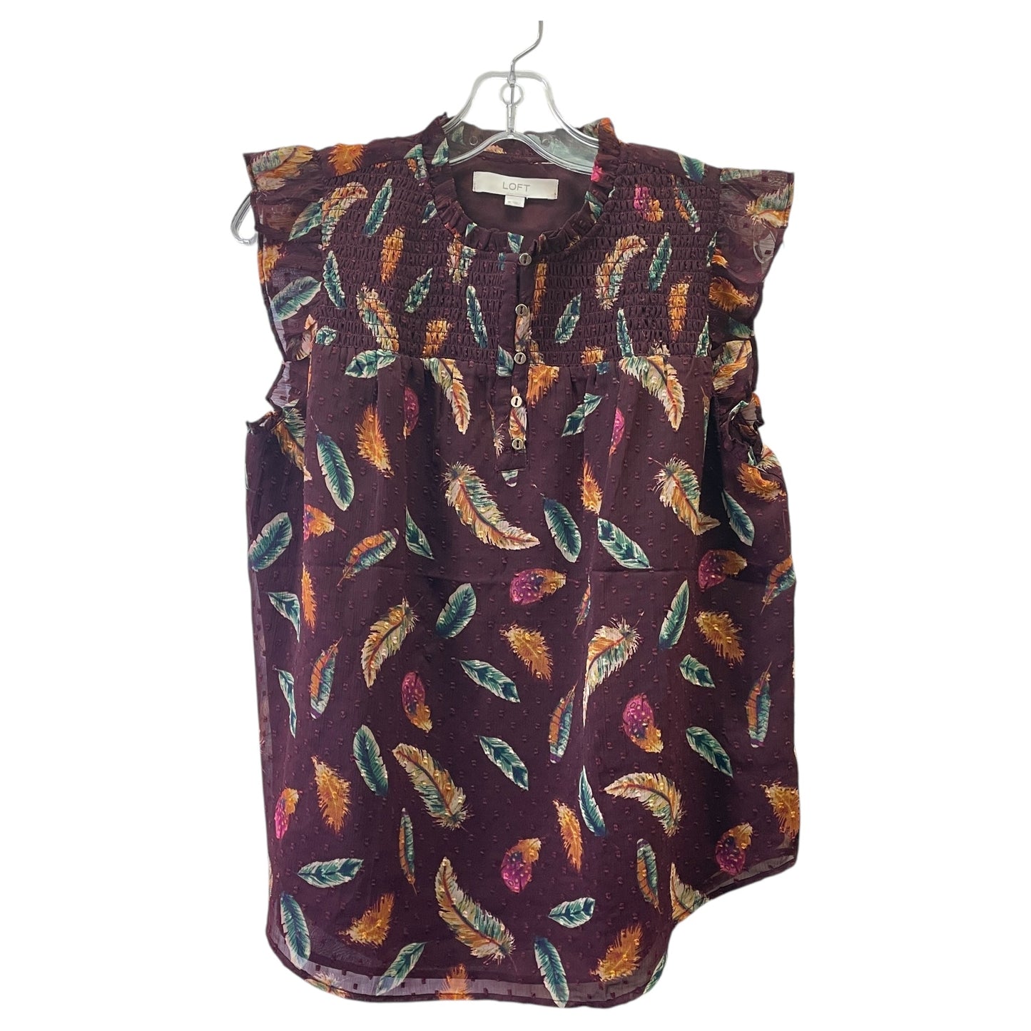 TOP SS by LOFT In RED, Size: M