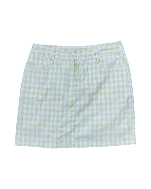 Skort By Christopher And Banks In Green & White, Size:M