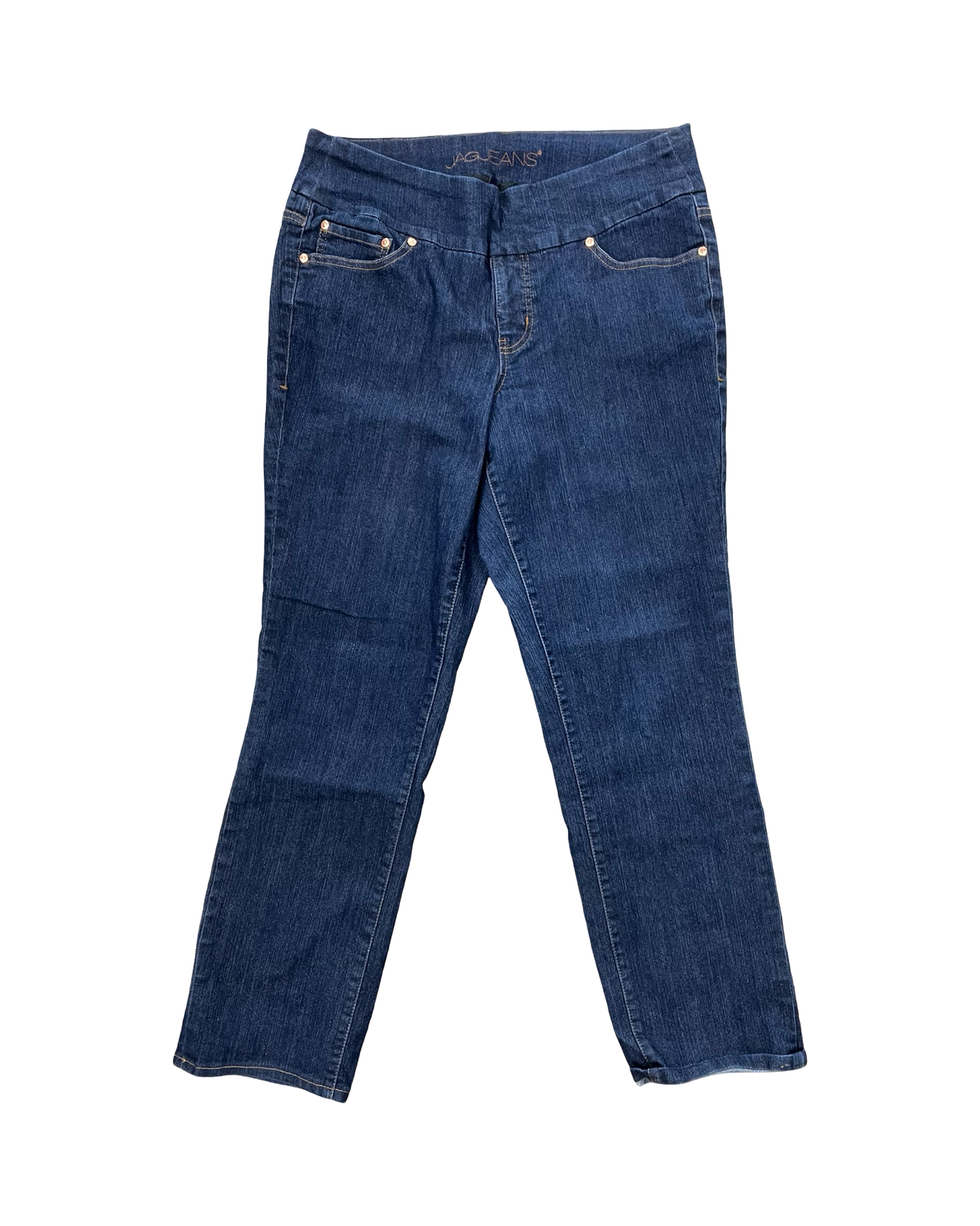 Jeans Jeggings By Jag In Blue Denim, Size:16
