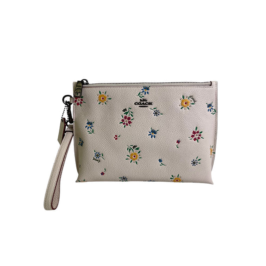 Wristlet Designer By Coach In Cream, Size:Medium