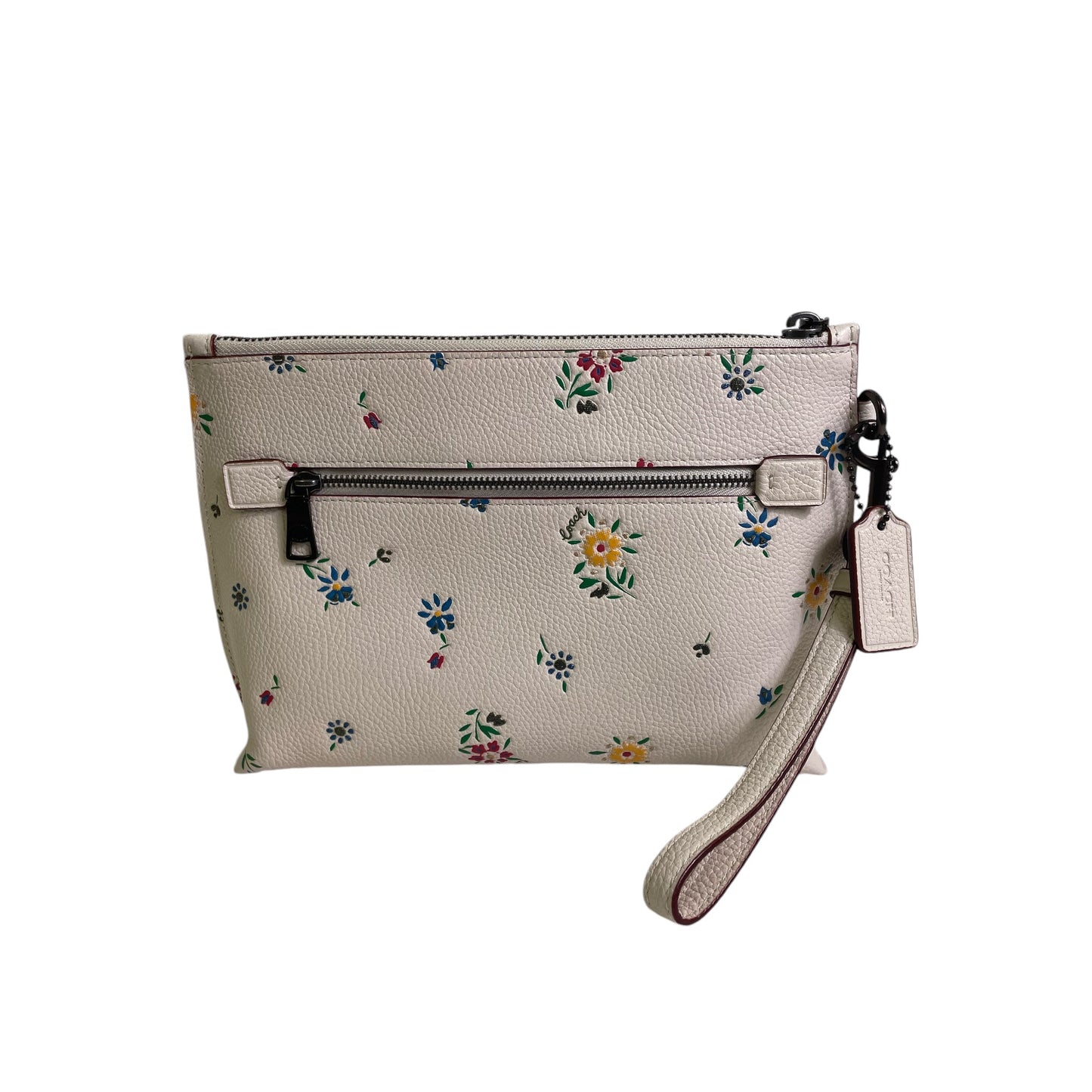 Wristlet Designer By Coach In Cream, Size:Medium