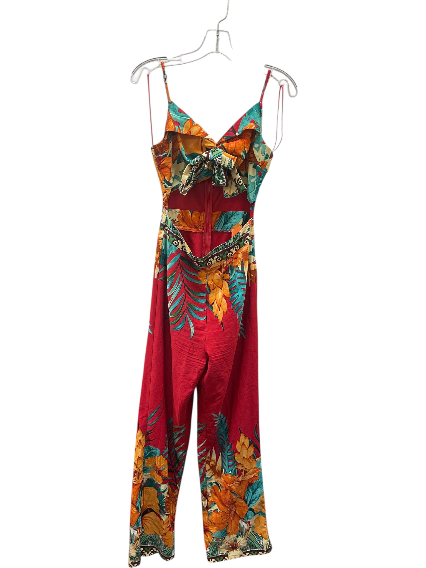 Jumpsuit By Fashion Nova In Floral Print, Size:S