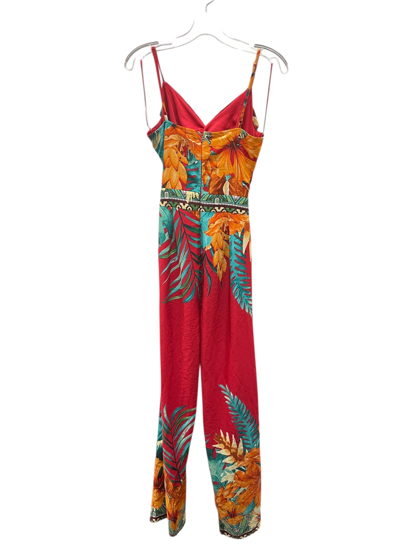 Jumpsuit By Fashion Nova In Floral Print, Size:S