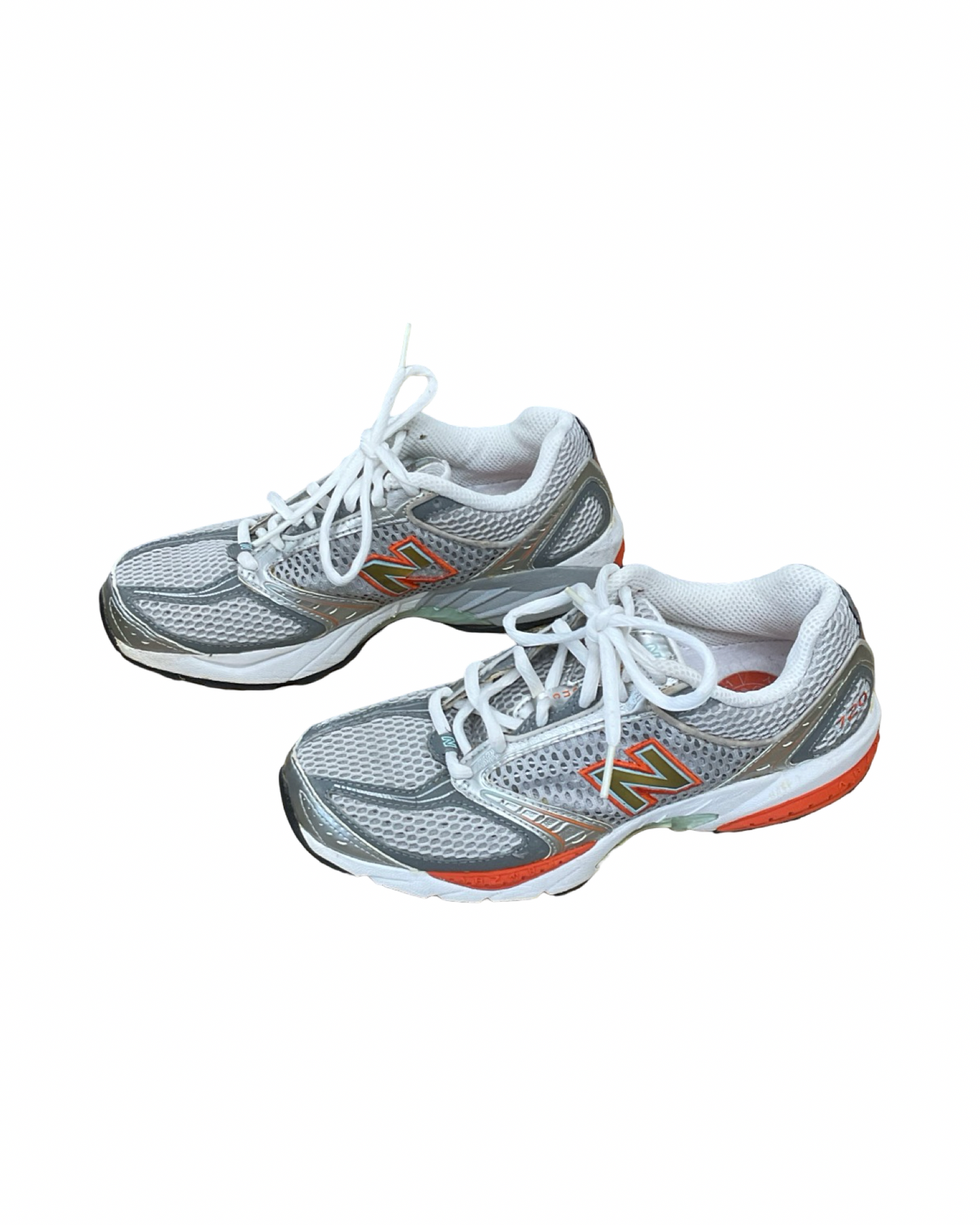 Shoes Athletic By New Balance In Grey & White, Size:7