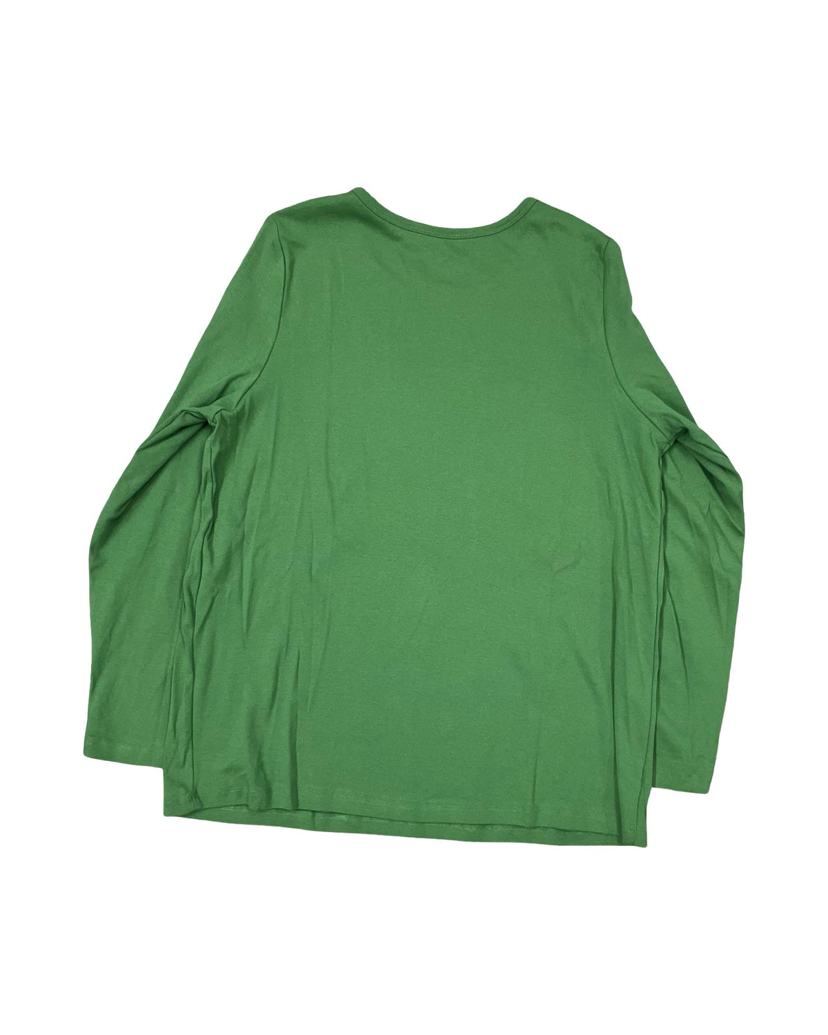 Top Ls Basic By St Johns Bay In Green, Size:1X