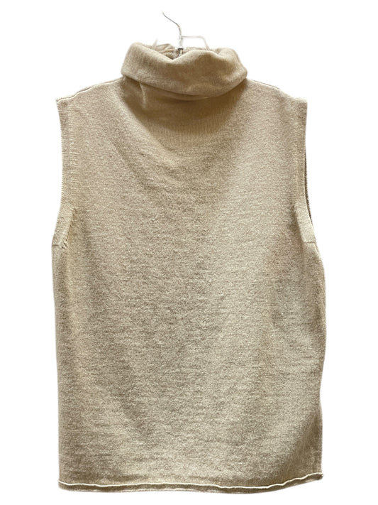 Top Sleeveless By Anne Klein In Tan, Size:S