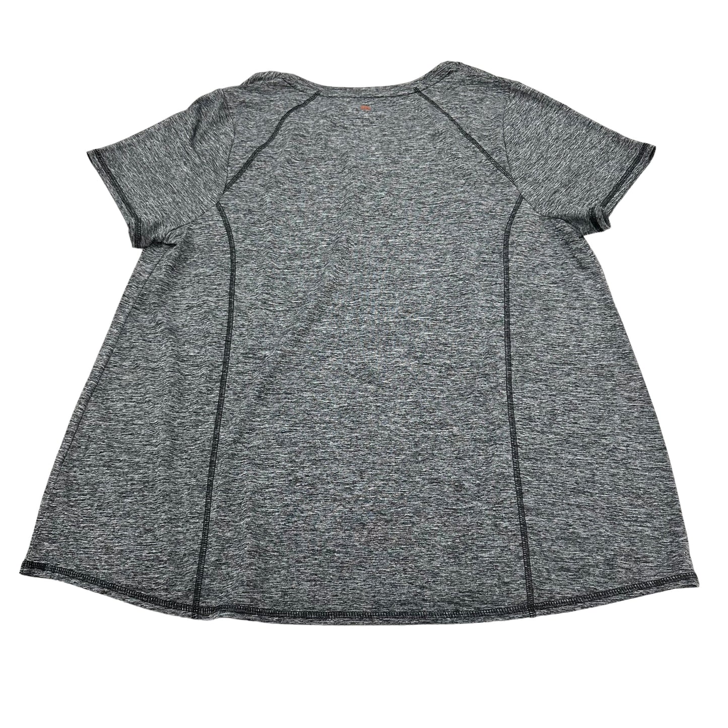 GREY LIVI ACTIVE ATHLETIC TOP SS, Size 1X