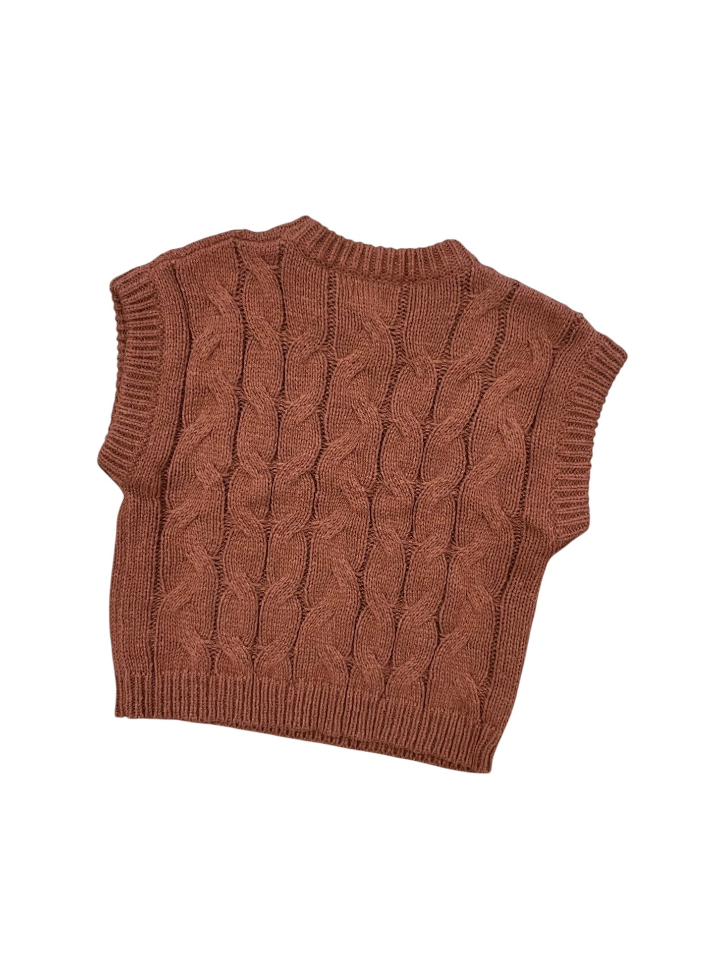 Top Ss Basic By Another Love In Brown, Size:M
