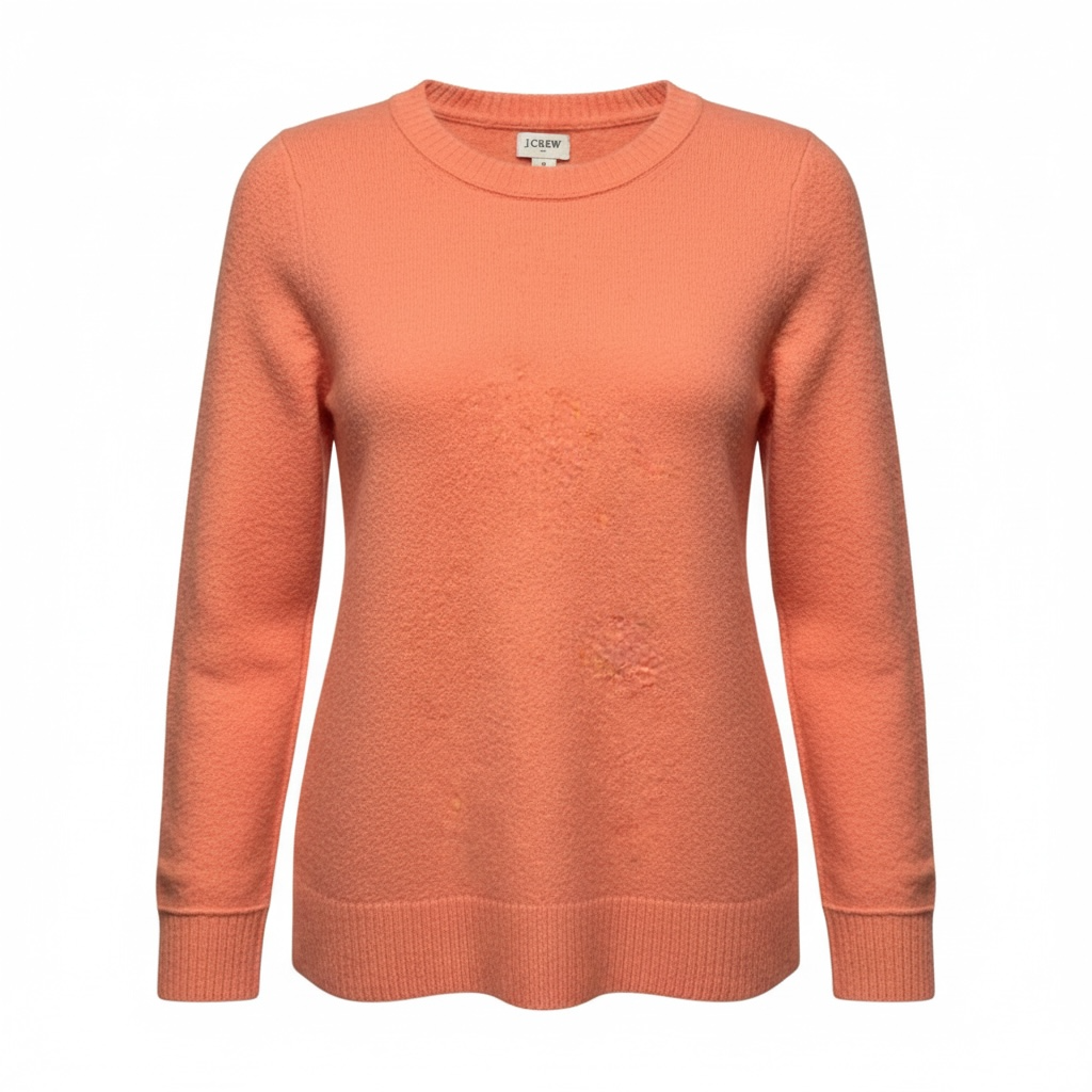 Crew Neck Sweater By J. Crew In Peach, Size: S