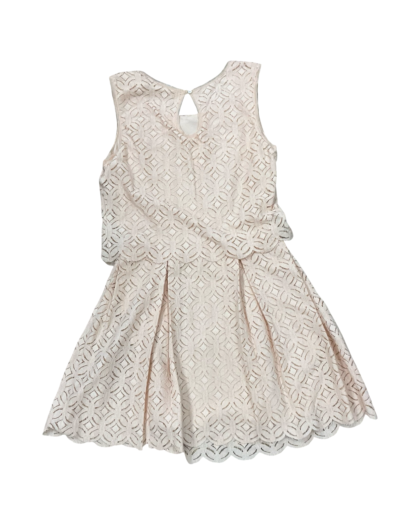 Dress Work By Mssp In Peach, Size:S