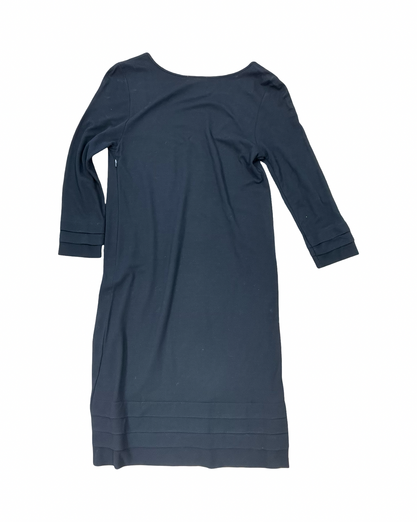 Dress Casual Midi By Loft In Black, Size:Xs